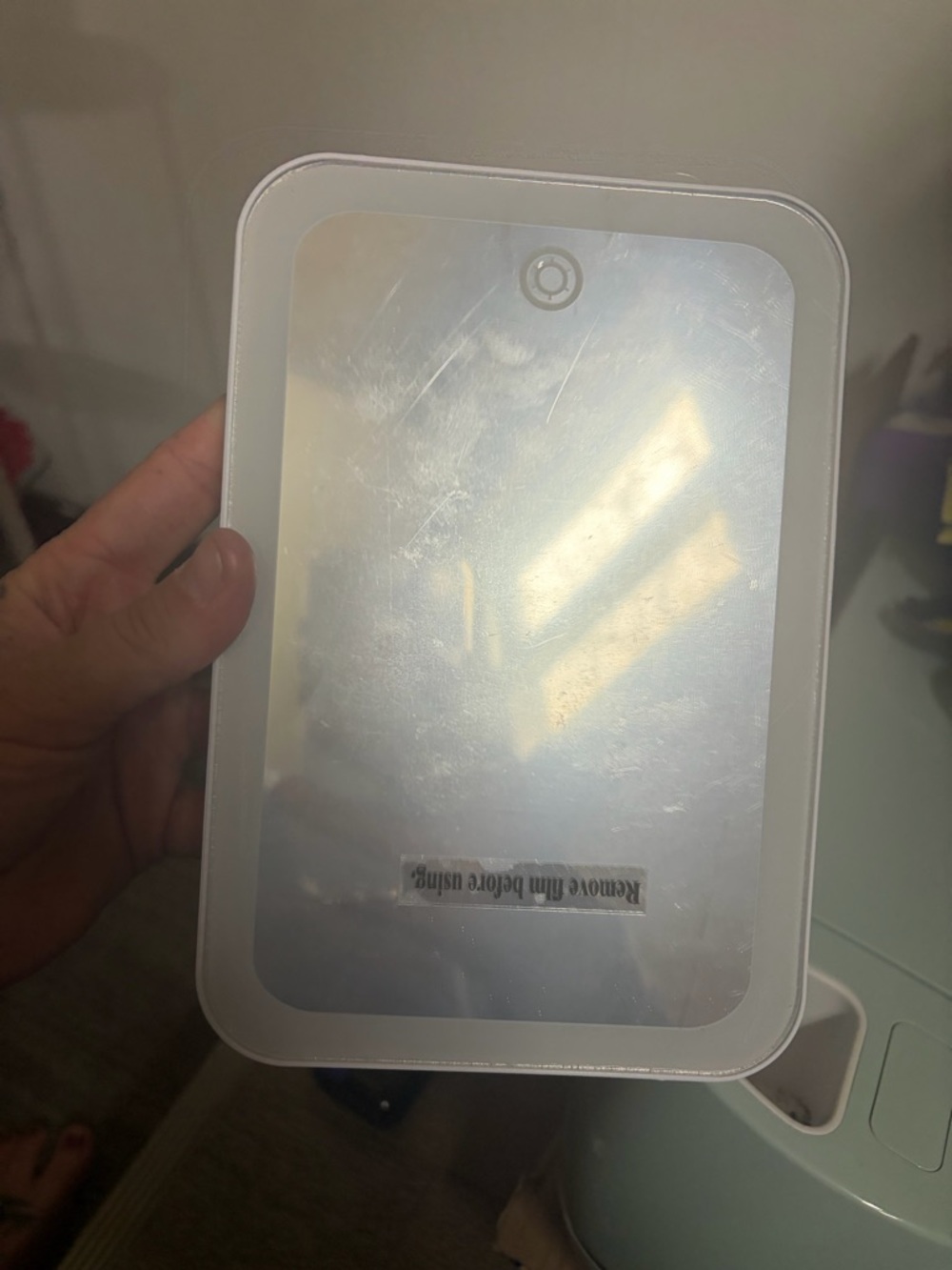 White LED Lighted Makeup Mirror - Compact Tablet-Style